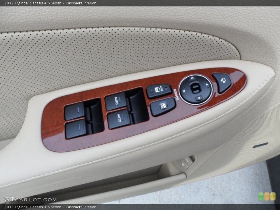 Cashmere Interior Controls for the 2012 Hyundai Genesis 4.6 Sedan #60895549