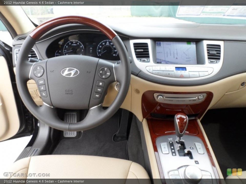 Cashmere Interior Dashboard for the 2012 Hyundai Genesis 4.6 Sedan #60895579