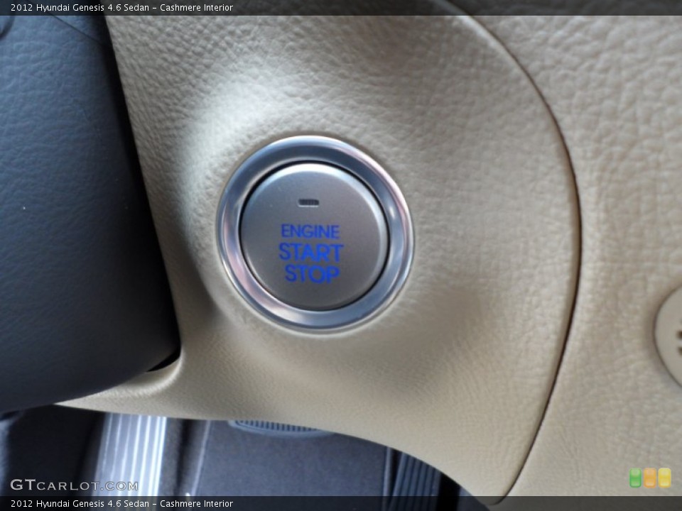 Cashmere Interior Controls for the 2012 Hyundai Genesis 4.6 Sedan #60895615