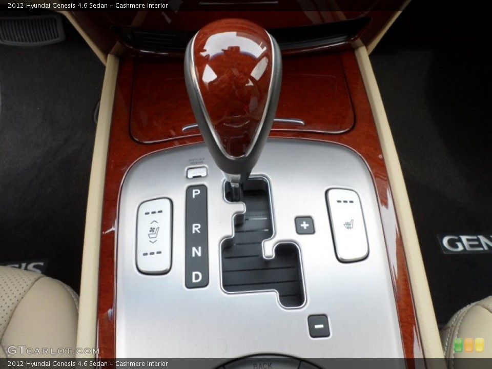 Cashmere Interior Transmission for the 2012 Hyundai Genesis 4.6 Sedan #60895624