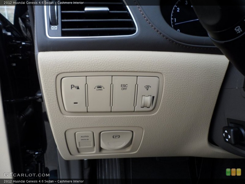 Cashmere Interior Controls for the 2012 Hyundai Genesis 4.6 Sedan #60895669