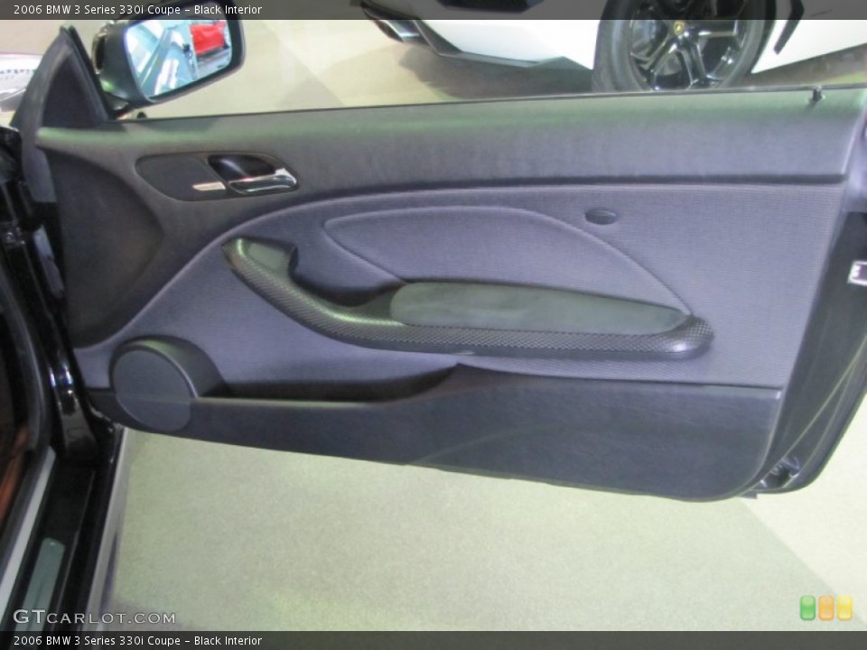 Black Interior Door Panel for the 2006 BMW 3 Series 330i Coupe #60897046