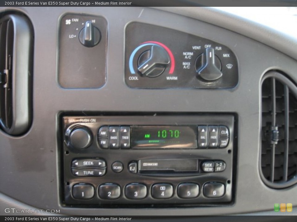 Medium Flint Interior Controls for the 2003 Ford E Series Van E350 Super Duty Cargo #60898603
