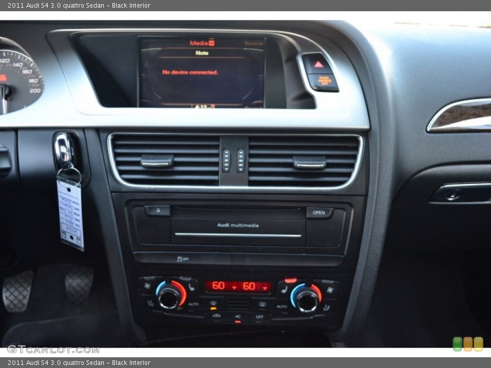 Black Interior Controls for the 2011 Audi S4 3.0 quattro Sedan #60899356