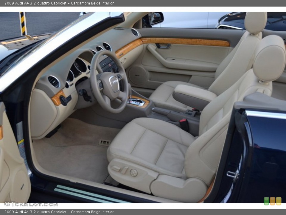 Cardamom Beige Interior Photo for the 2009 Audi A4 3.2 quattro Cabriolet #60899467