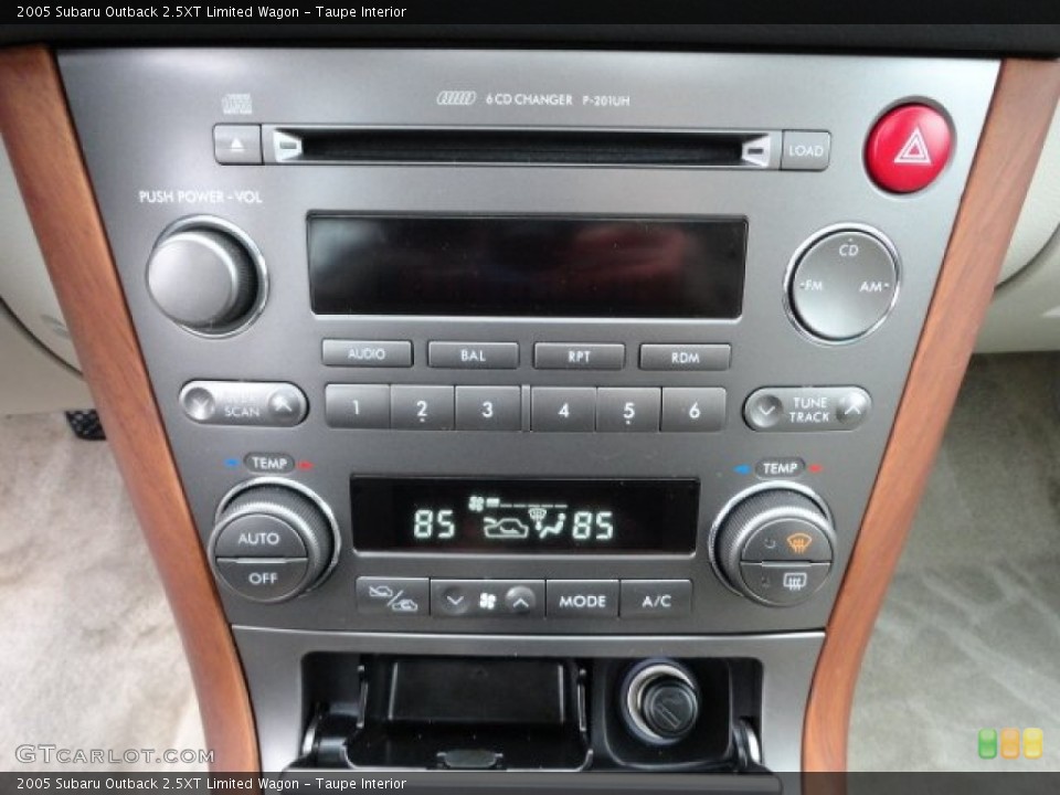 Taupe Interior Controls for the 2005 Subaru Outback 2.5XT Limited Wagon #60903544