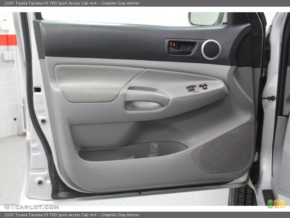 Graphite Gray Interior Door Panel for the 2005 Toyota Tacoma V6 TRD Sport Access Cab 4x4 #60903706