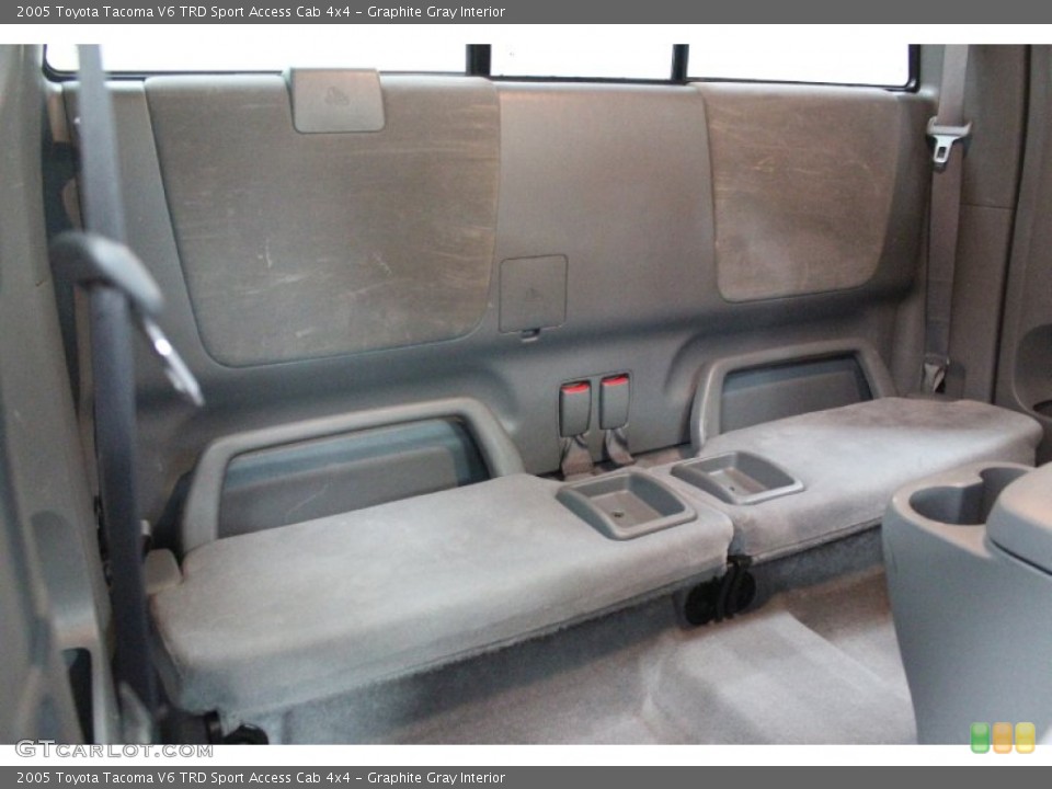 Graphite Gray Interior Rear Seat for the 2005 Toyota Tacoma V6 TRD Sport Access Cab 4x4 #60903754