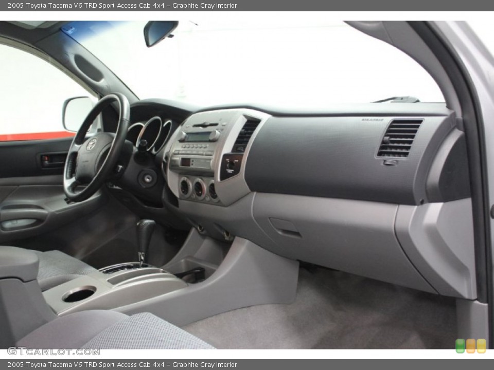 Graphite Gray Interior Dashboard for the 2005 Toyota Tacoma V6 TRD Sport Access Cab 4x4 #60903799