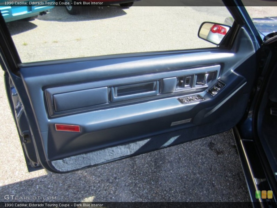 Dark Blue Interior Door Panel for the 1990 Cadillac Eldorado Touring Coupe #60904378