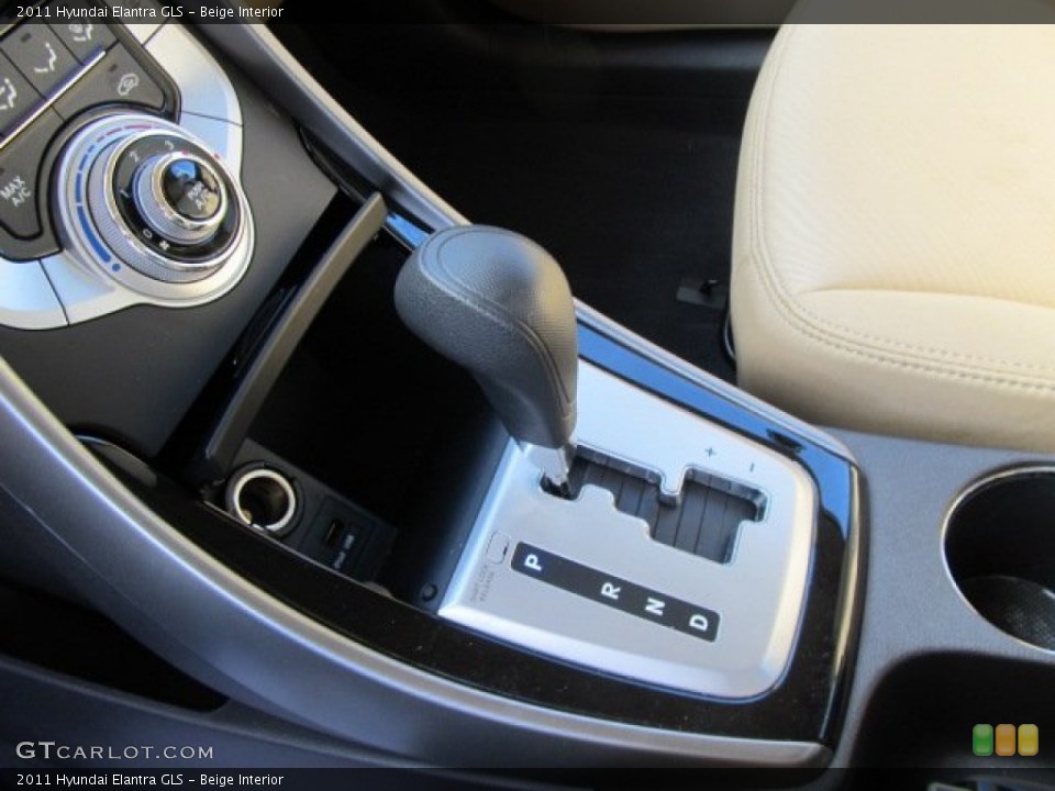 Beige Interior Transmission for the 2011 Hyundai Elantra GLS #60904705