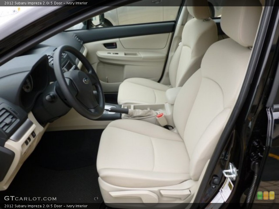 Ivory Interior Photo for the 2012 Subaru Impreza 2.0i 5 Door #60908291
