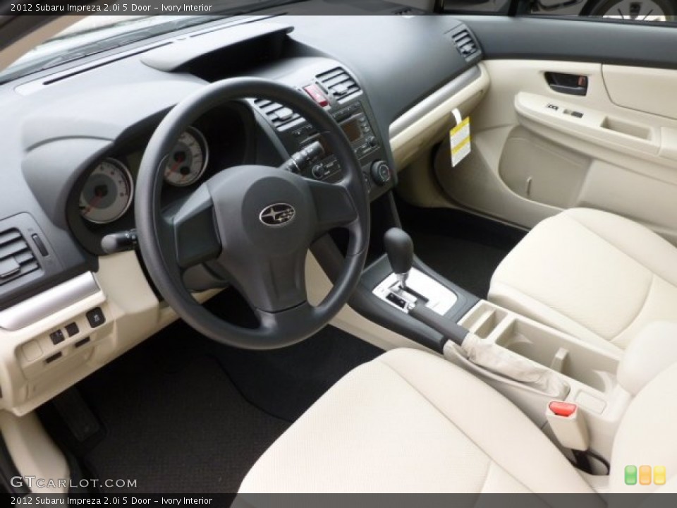 Ivory Interior Prime Interior for the 2012 Subaru Impreza 2.0i 5 Door #60908300