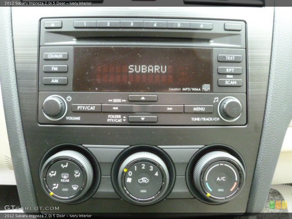Ivory Interior Controls for the 2012 Subaru Impreza 2.0i 5 Door #60908318