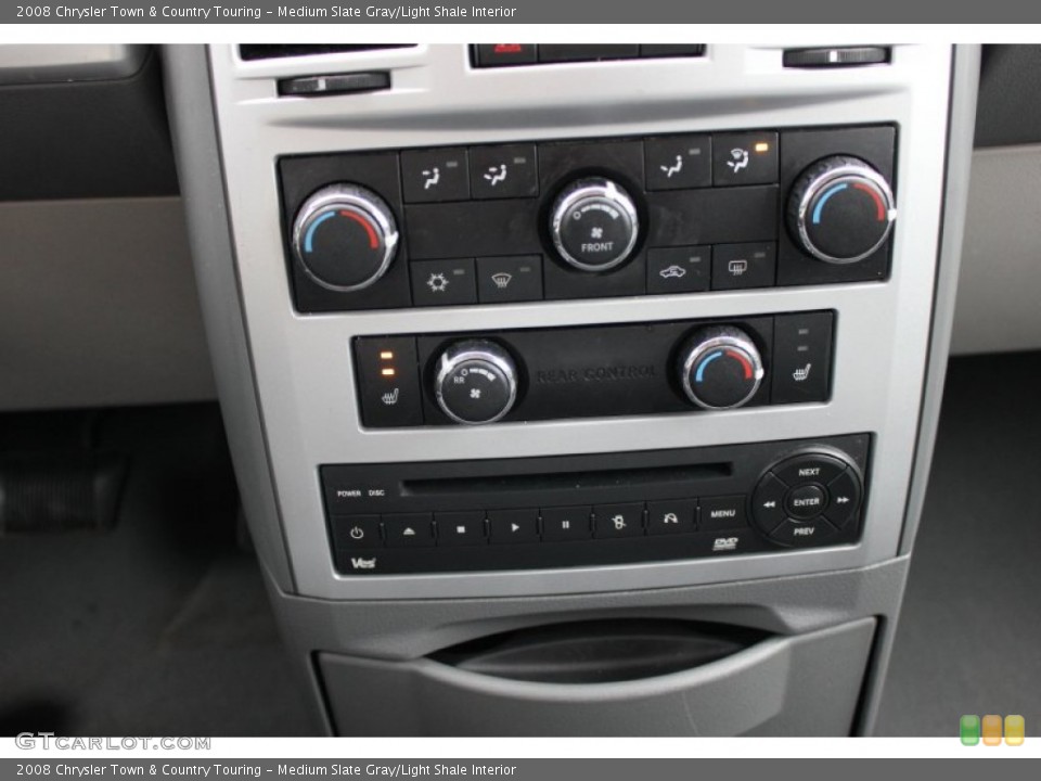 Medium Slate Gray/Light Shale Interior Controls for the 2008 Chrysler Town & Country Touring #60908621