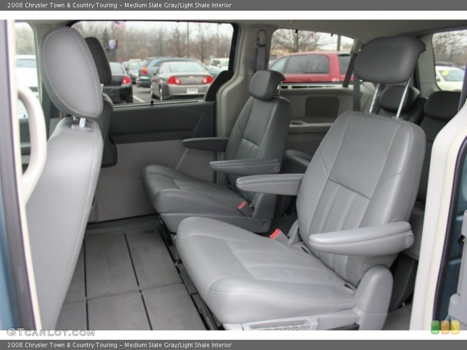 Medium Slate Gray/Light Shale Interior Rear Seat for the 2008 Chrysler Town & Country Touring #60908688