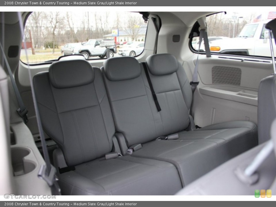 Medium Slate Gray/Light Shale Interior Rear Seat for the 2008 Chrysler Town & Country Touring #60908729