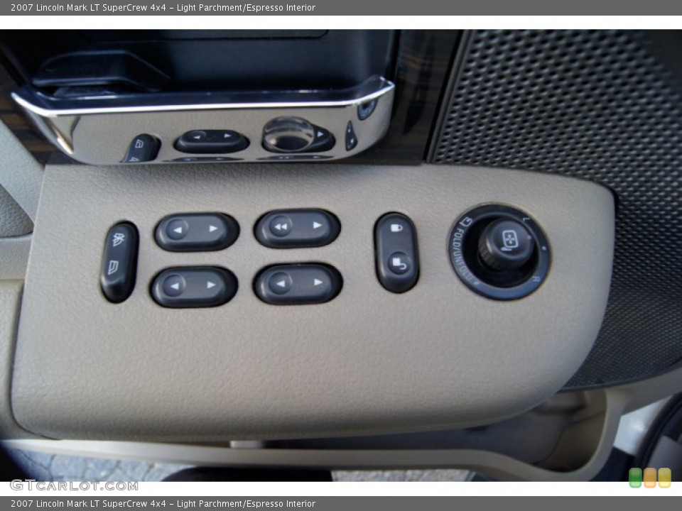 Light Parchment/Espresso Interior Controls for the 2007 Lincoln Mark LT SuperCrew 4x4 #60909608