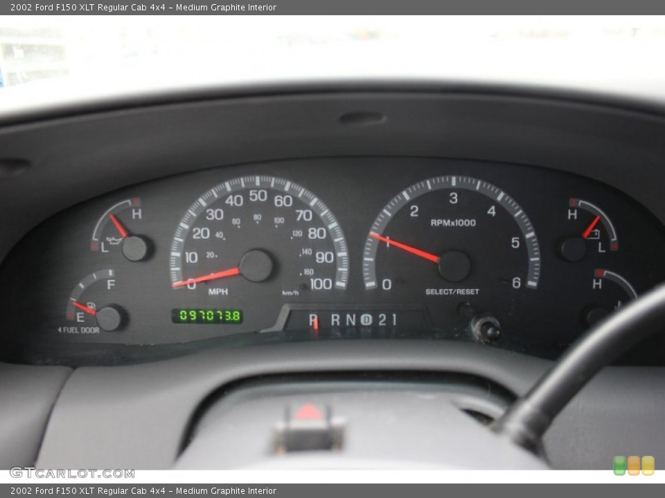 Medium Graphite Interior Gauges for the 2002 Ford F150 XLT Regular Cab 4x4 #60909611