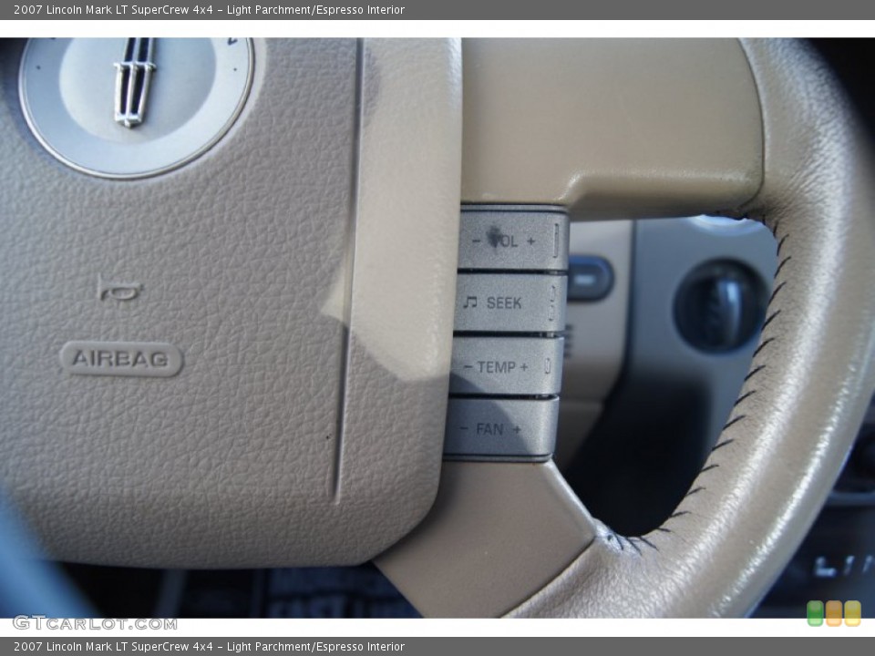 Light Parchment/Espresso Interior Controls for the 2007 Lincoln Mark LT SuperCrew 4x4 #60909662