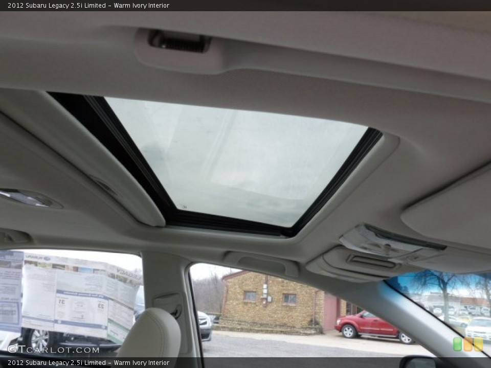 Warm Ivory Interior Sunroof for the 2012 Subaru Legacy 2.5i Limited #60909746