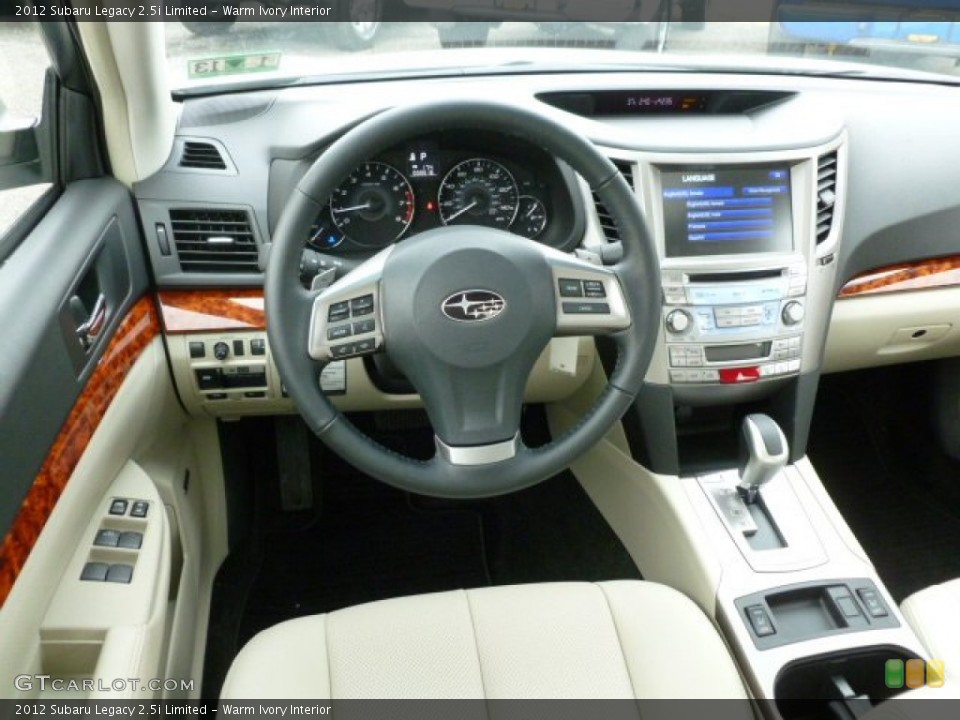 Warm Ivory Interior Dashboard for the 2012 Subaru Legacy 2.5i Limited #60909803