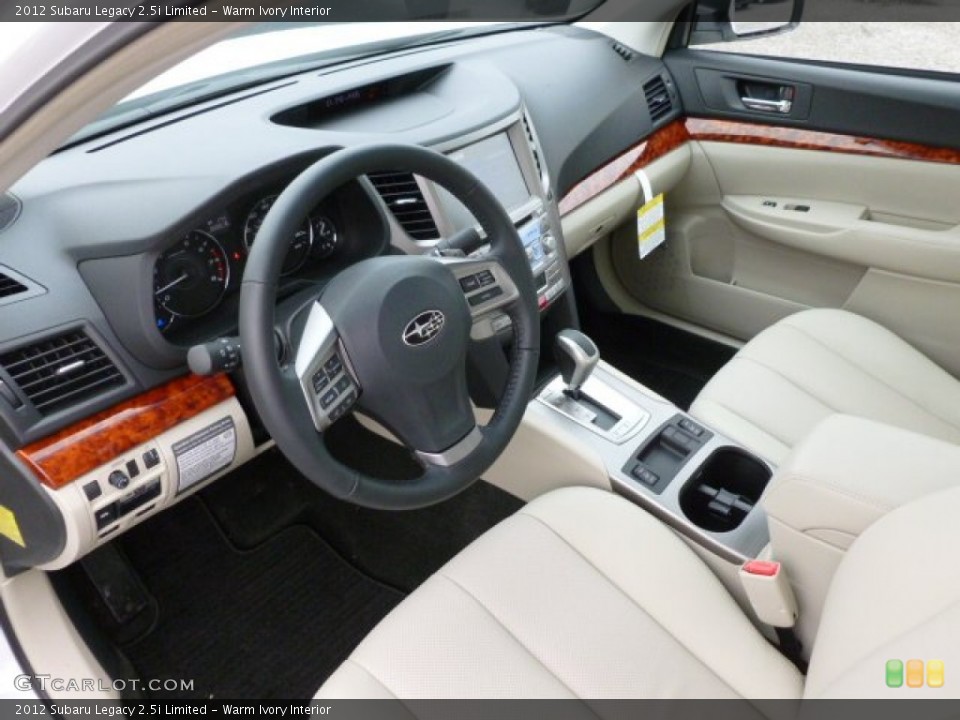 Warm Ivory Interior Prime Interior for the 2012 Subaru Legacy 2.5i Limited #60909821