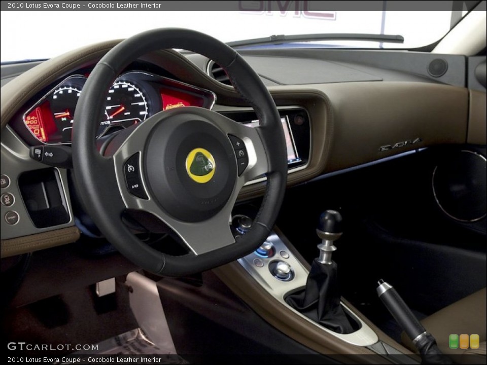 Cocobolo Leather Interior Steering Wheel for the 2010 Lotus Evora Coupe #60909956