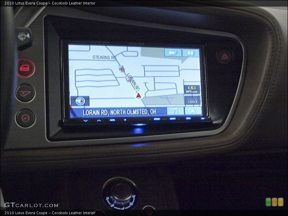Cocobolo Leather Interior Navigation for the 2010 Lotus Evora Coupe #60909974