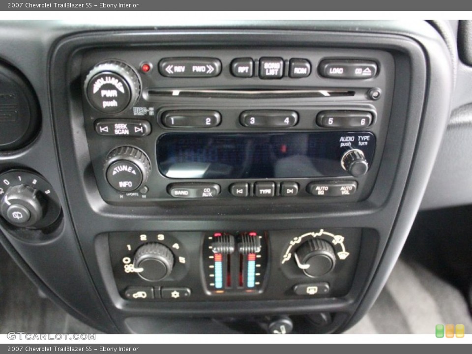 Ebony Interior Audio System for the 2007 Chevrolet TrailBlazer SS #60910832