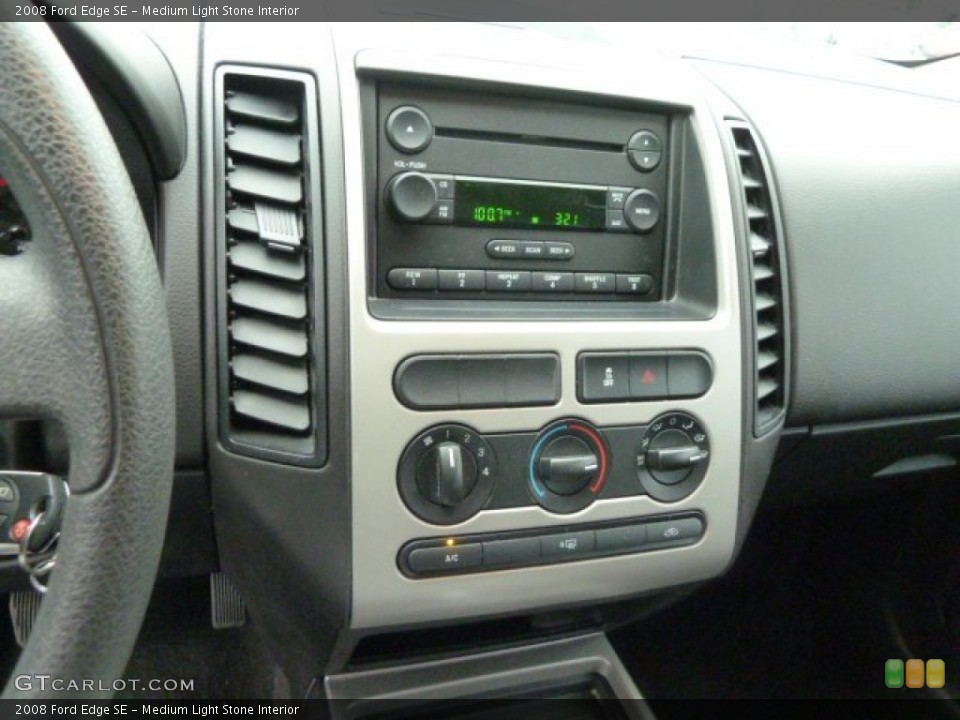 Medium Light Stone Interior Controls for the 2008 Ford Edge SE #60911821