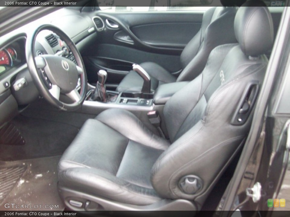 Black Interior Photo for the 2006 Pontiac GTO Coupe #60912561
