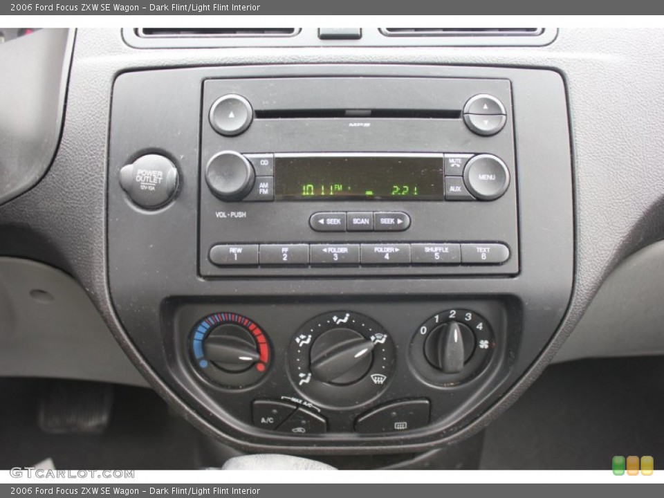 Dark Flint/Light Flint Interior Controls for the 2006 Ford Focus ZXW SE Wagon #60915786