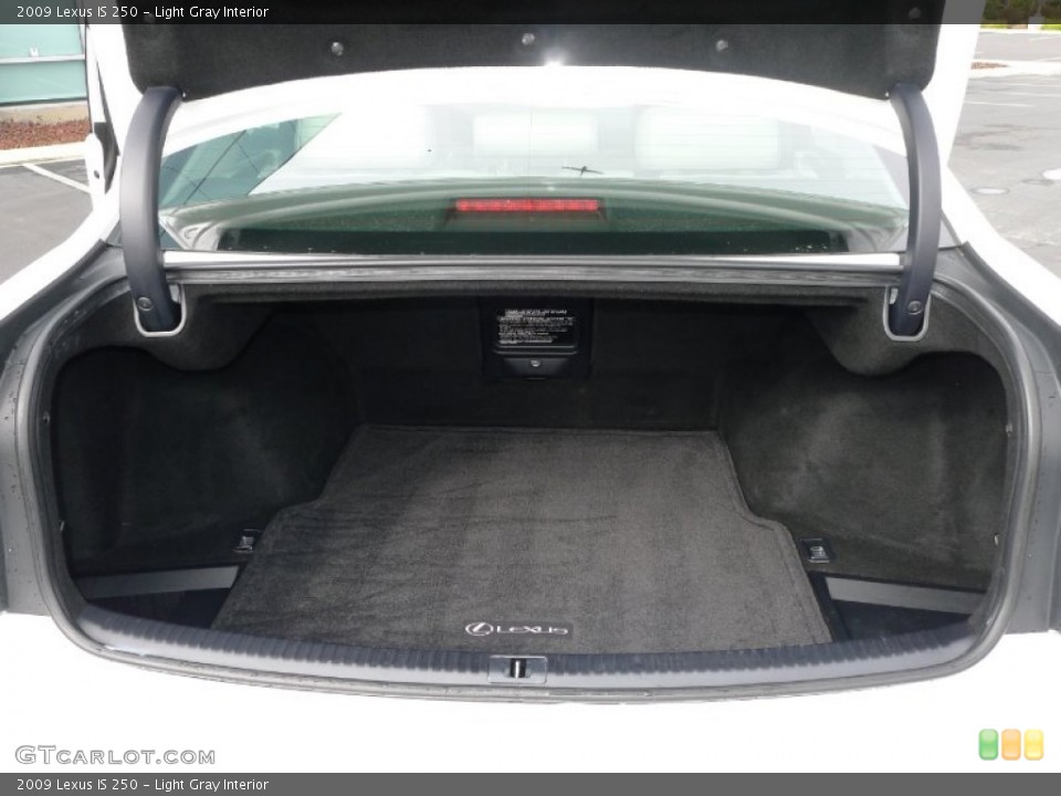 Light Gray Interior Trunk for the 2009 Lexus IS 250 #60915850
