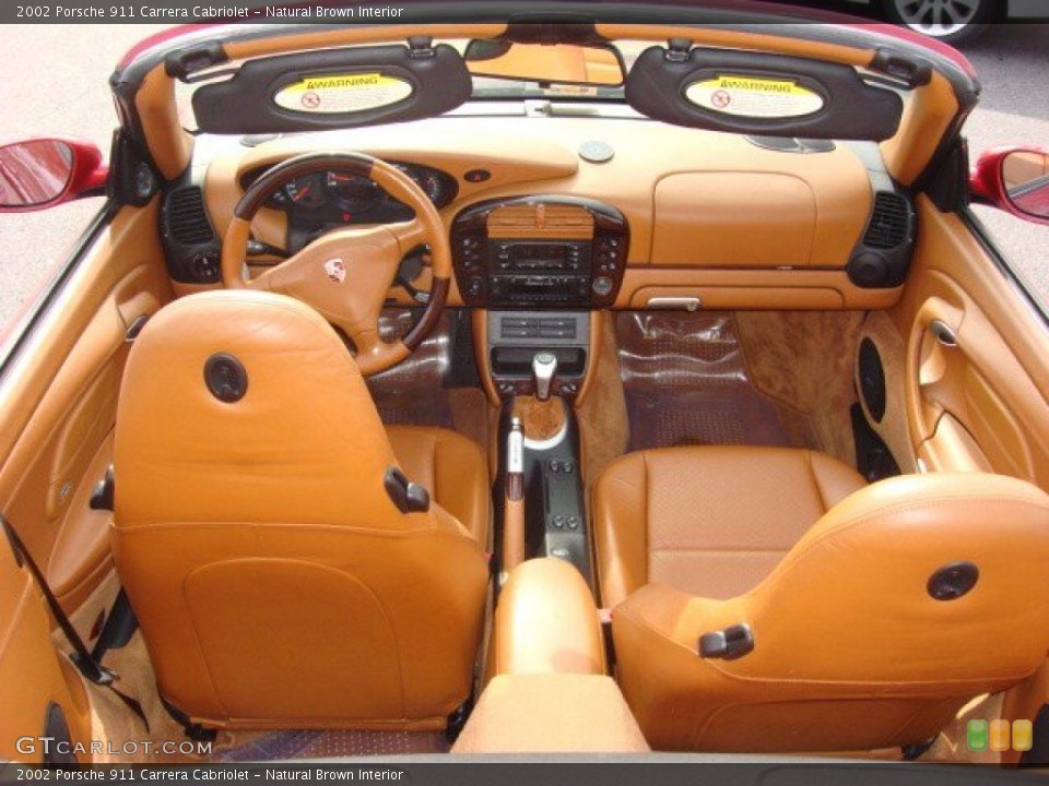 Natural Brown Interior Photo for the 2002 Porsche 911 Carrera Cabriolet #60916355
