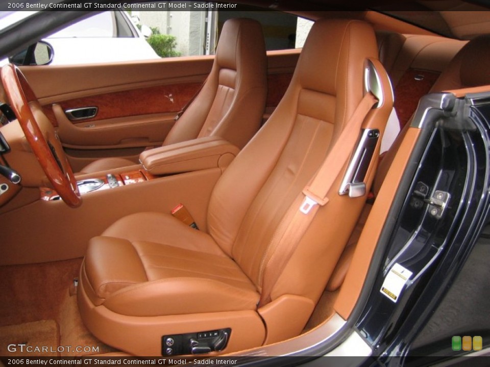 Saddle Interior Front Seat for the 2006 Bentley Continental GT  #60917162