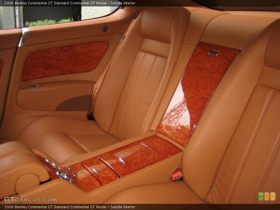 Saddle Interior Rear Seat for the 2006 Bentley Continental GT  #60917177