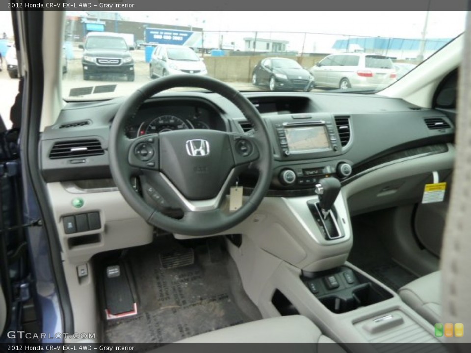 Gray Interior Dashboard for the 2012 Honda CR-V EX-L 4WD #60919007