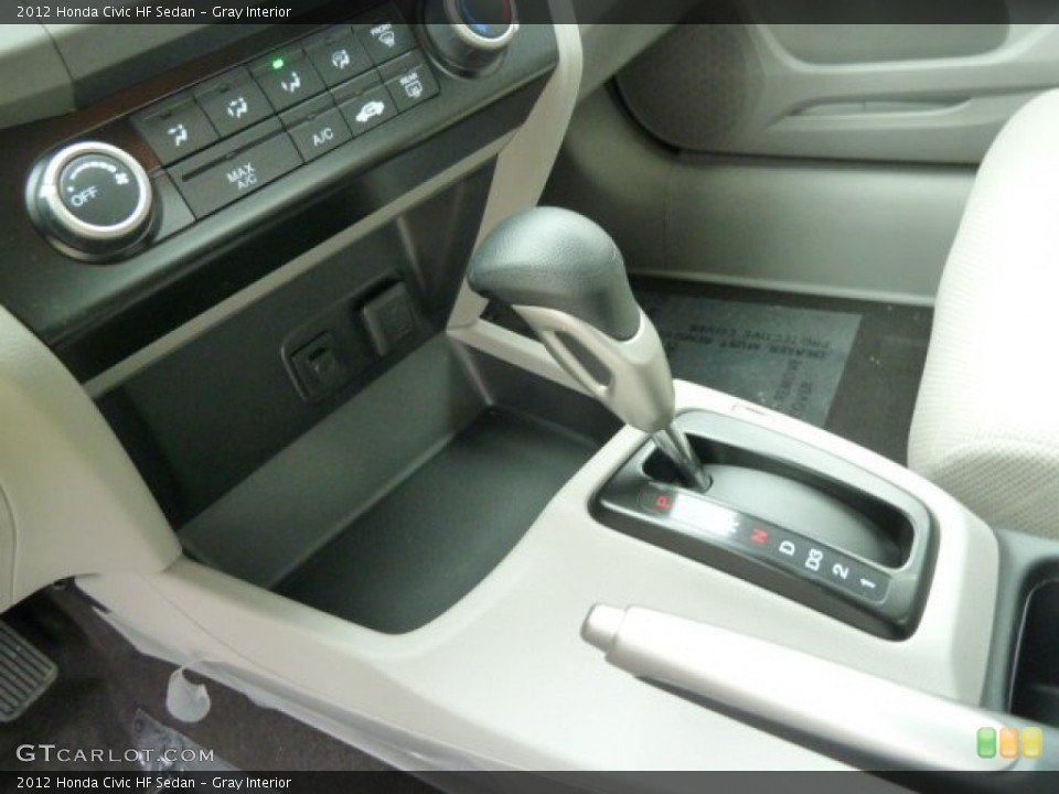 Gray Interior Transmission for the 2012 Honda Civic HF Sedan #60919538