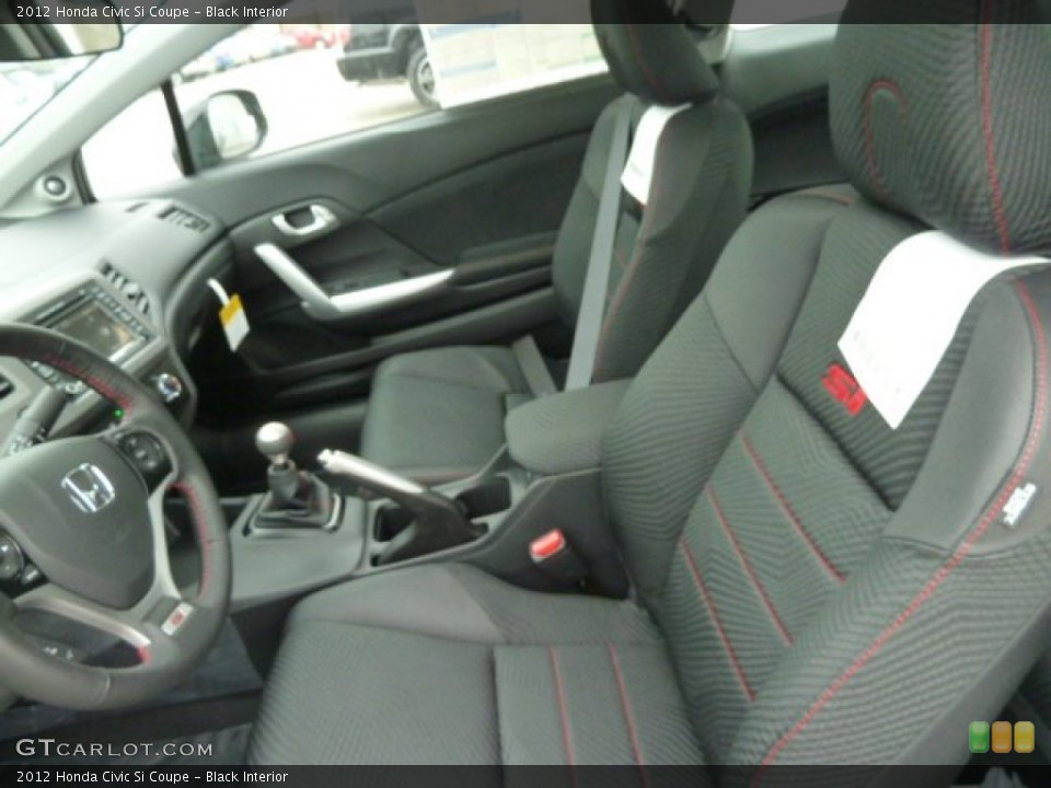 Black Interior Photo for the 2012 Honda Civic Si Coupe #60919644