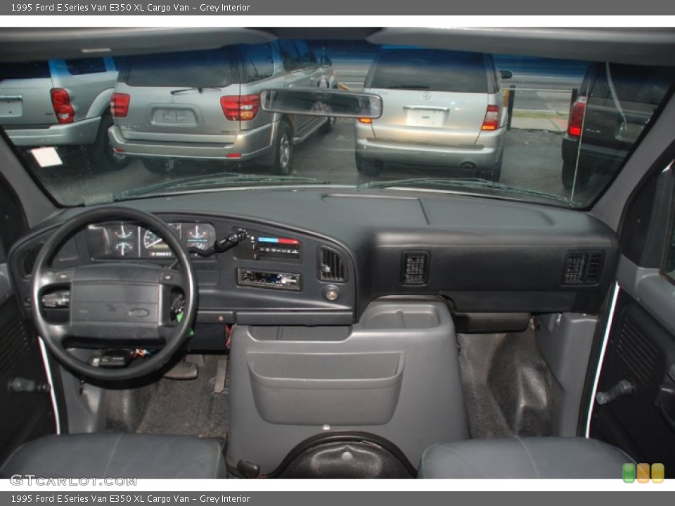 Grey Interior Dashboard for the 1995 Ford E Series Van E350 XL Cargo Van #60919667