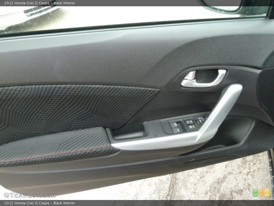 Black Interior Door Panel for the 2012 Honda Civic Si Coupe #60919670