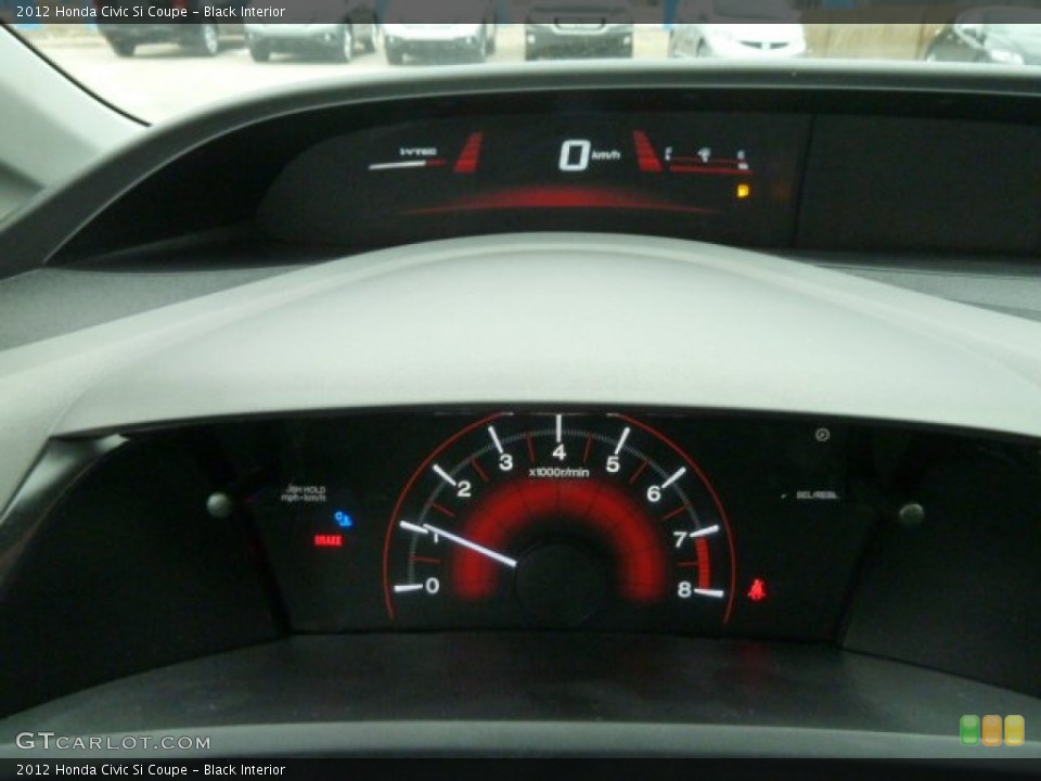 Black Interior Gauges for the 2012 Honda Civic Si Coupe #60919726