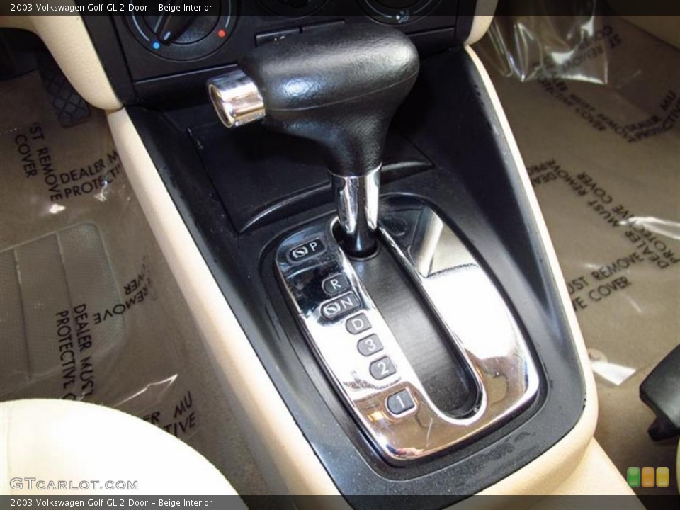 Beige Interior Transmission for the 2003 Volkswagen Golf GL 2 Door #60920513