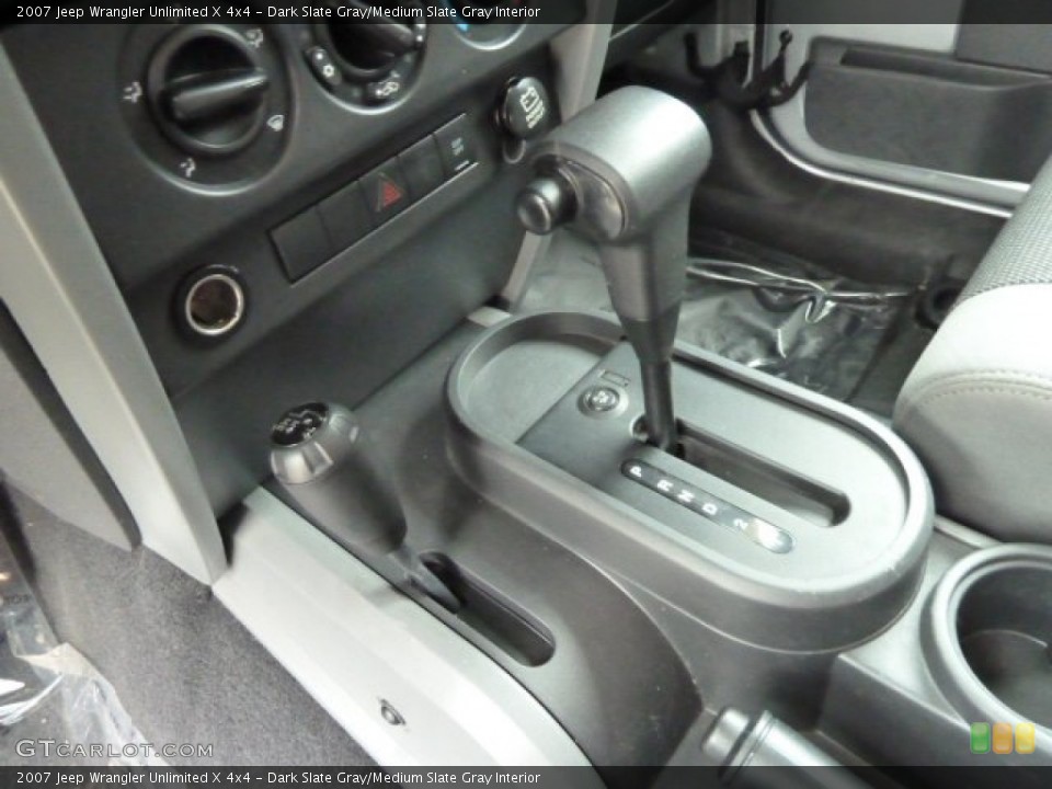 Dark Slate Gray/Medium Slate Gray Interior Transmission for the 2007 Jeep Wrangler Unlimited X 4x4 #60920615
