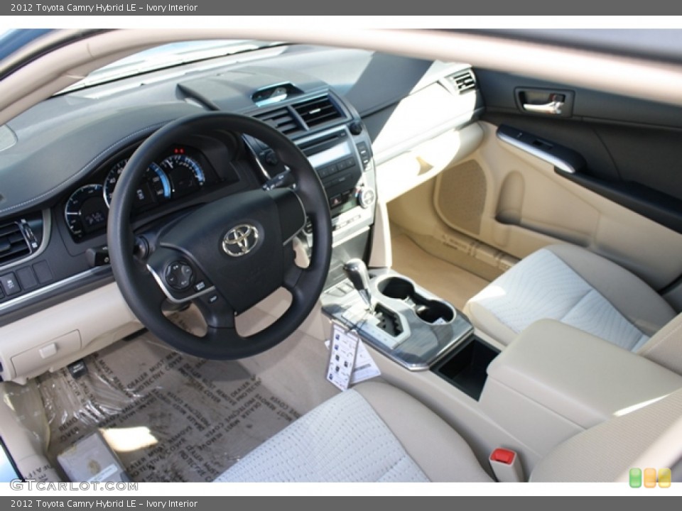 Ivory Interior Photo for the 2012 Toyota Camry Hybrid LE #60924368