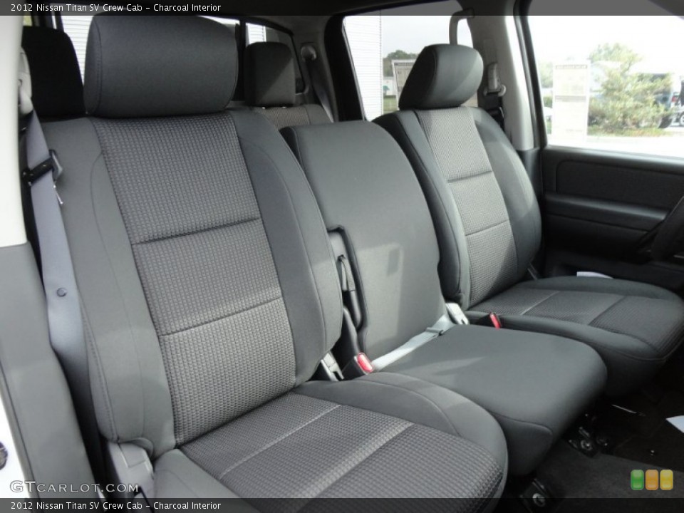 Charcoal Interior Front Seat for the 2012 Nissan Titan SV Crew Cab #60925460