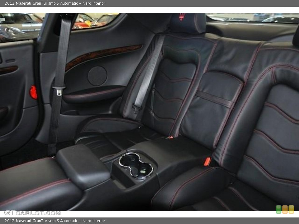 Nero Interior Rear Seat for the 2012 Maserati GranTurismo S Automatic #60927077