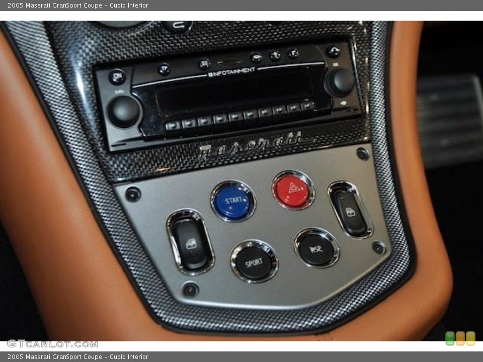 Cuoio Interior Controls for the 2005 Maserati GranSport Coupe #60927311