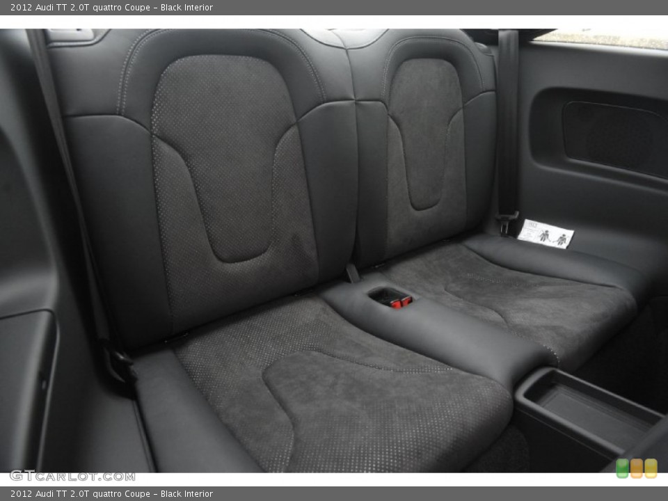 Black Interior Rear Seat for the 2012 Audi TT 2.0T quattro Coupe #60930317